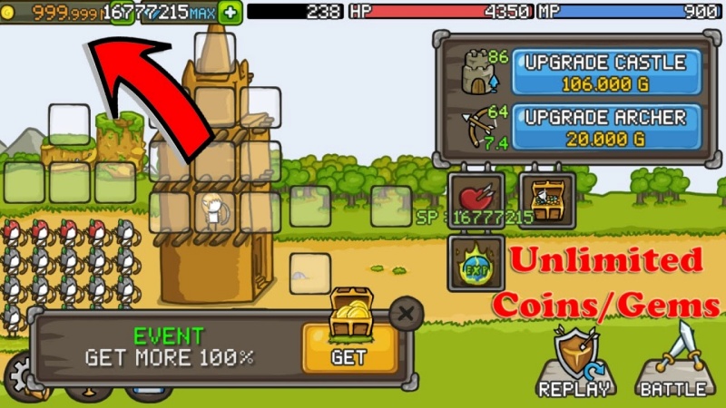 Các Tính Năng Của Grow Castle Mod