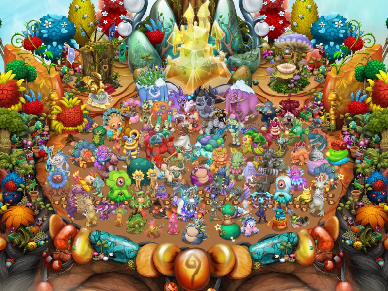 H&agrave;ng Trăm Qu&aacute;i Vật Độc Đ&aacute;o Trong My Singing Monsters 