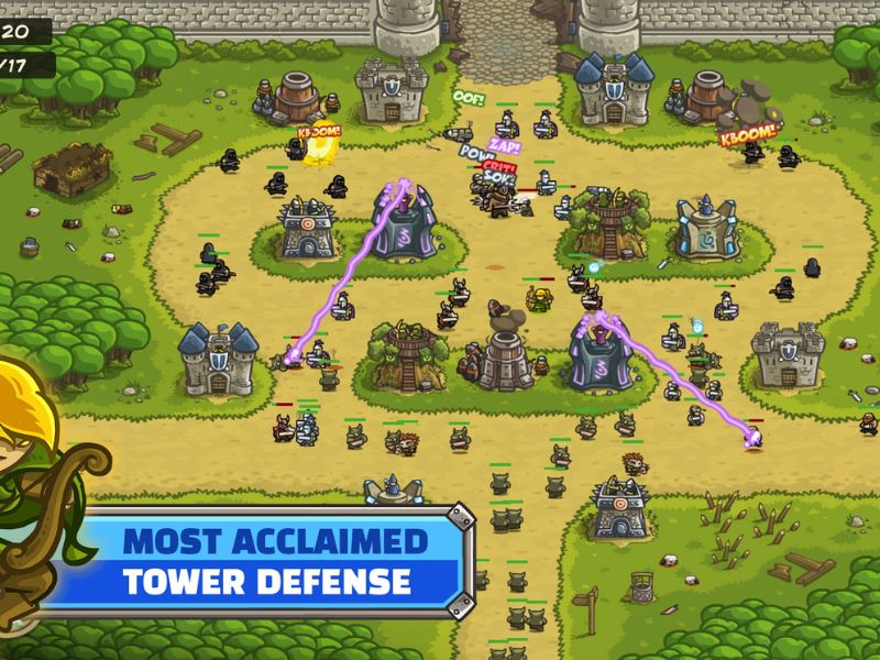 Game Thủ Thành Bảo Vệ Vương Quốc Trong Kingdom Rush 