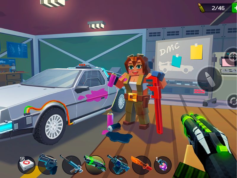 Sử Dụng Vũ Kh&iacute; V&agrave; Mua C&aacute;c Loại Vũ Kh&iacute; Mới Trong Pixel Combat
